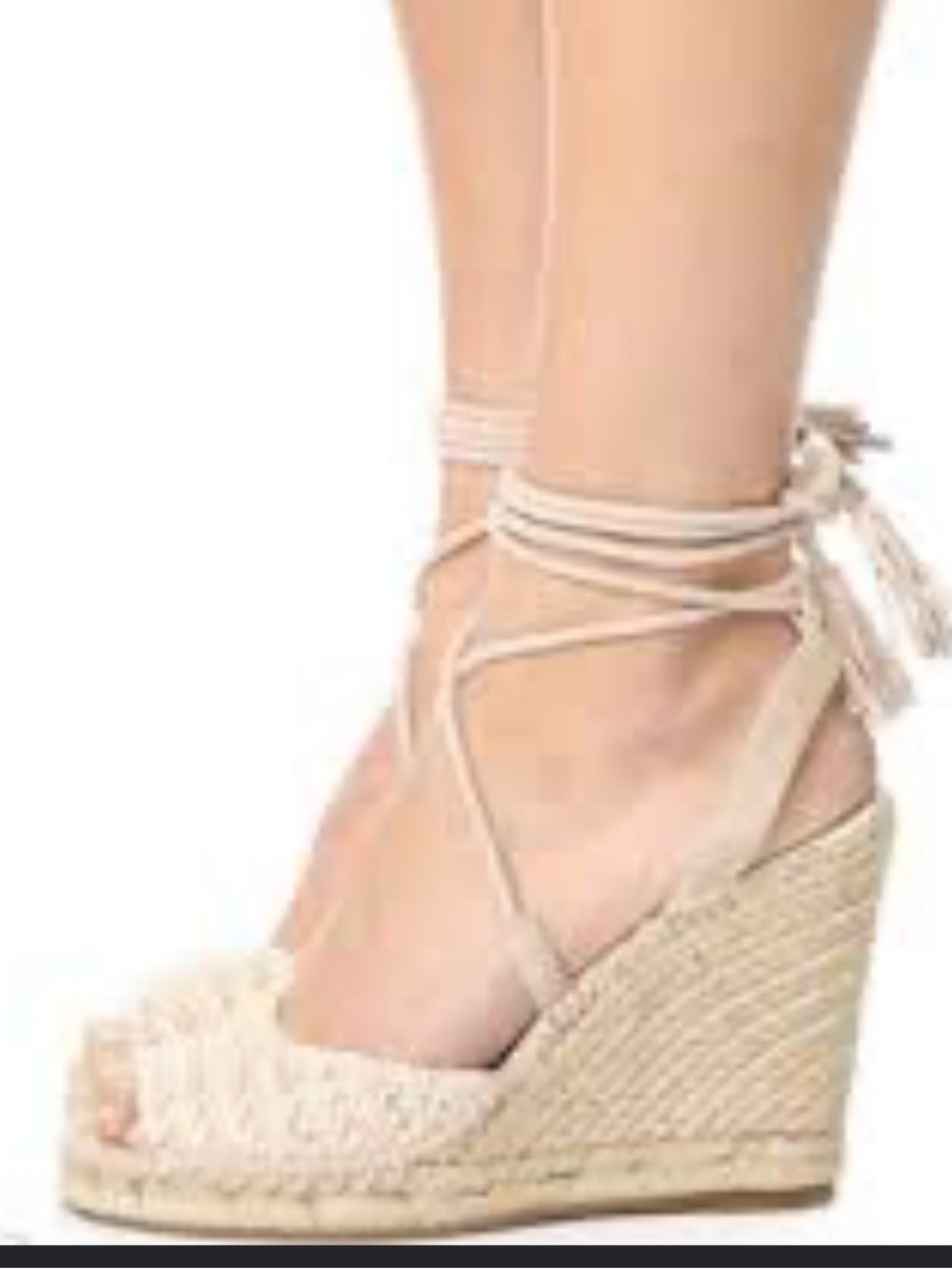Joie Kacy Espadrille Wedge Sandals 38.5